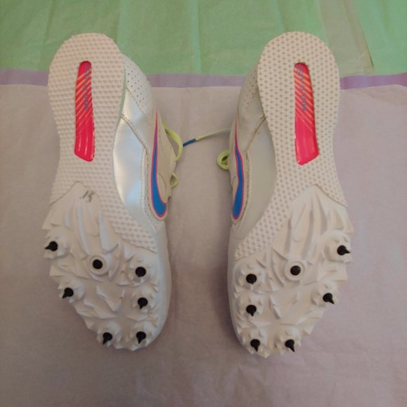 Nike Cheer Unite White-Matte Silver Shoe - Picture 2 of 10